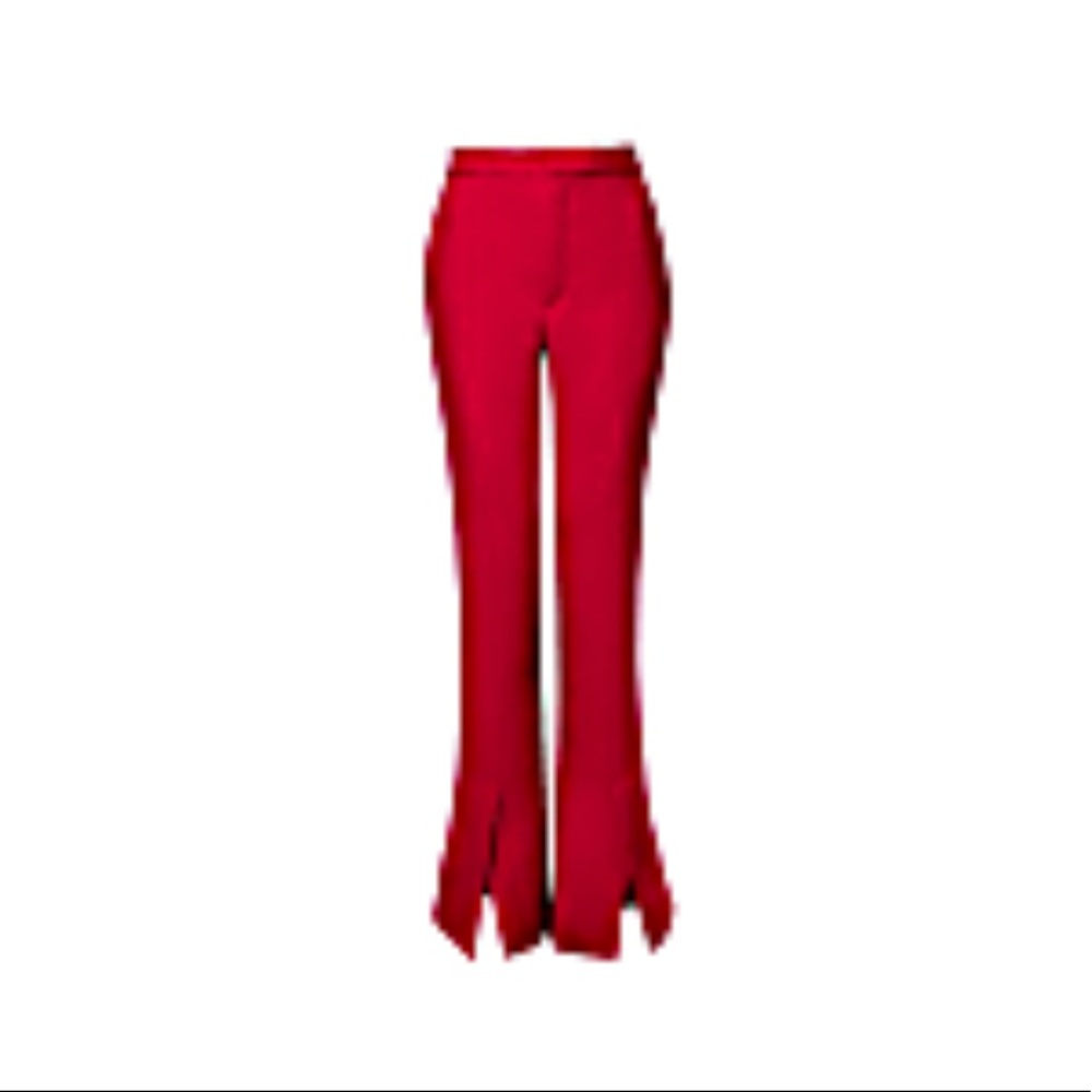 Monica Lipstick Red Pants (XS)